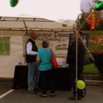 One of our vendors, Awesome Dogs, had a great setup at our Grand Opening